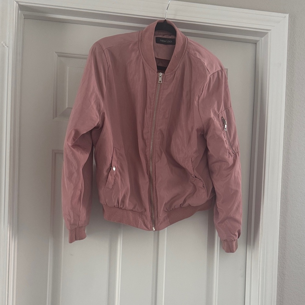 New Look Dusty Rose Bomber Jacket